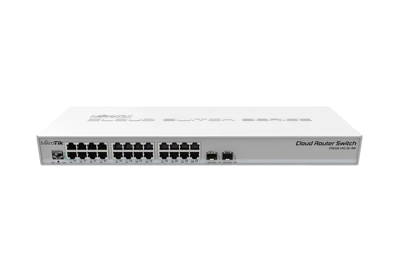 MikroTik CRS326-24G-2S+RM · Switches